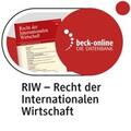 beck-online. RIW - Recht der internationalen Wirtschaft
