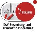  beck-online. IDW Bewertung und Transaktionsberatung | Datenbank |  Sack Fachmedien