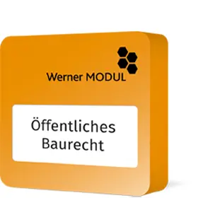 Werner Öffentliches Baurecht