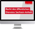  Recht des öffentlichen Dienstes Sachsen-Anhalt | Datenbank |  Sack Fachmedien