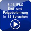  Belehrung nach §43 IFSG (in 12 Sprachen) | Datenbank |  Sack Fachmedien