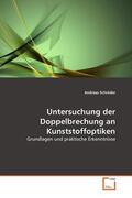 Schröder |  Untersuchung der Doppelbrechung an Kunststoffoptiken | eBook | Sack Fachmedien