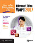Hart-Davis |  How to Do Everything with Microsoft Office Word 2007 | Buch |  Sack Fachmedien