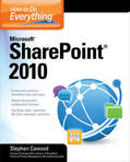 Cawood |  How to Do Everything Microsoft SharePoint 2010 | Buch |  Sack Fachmedien