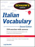 Bonaffini / Clark / Schmitt |  Schaum's Outline of Italian Vocabulary, Second Edition | Buch |  Sack Fachmedien