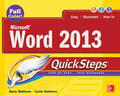 Matthews |  Microsoft (R) Word 2013 QuickSteps | Buch |  Sack Fachmedien