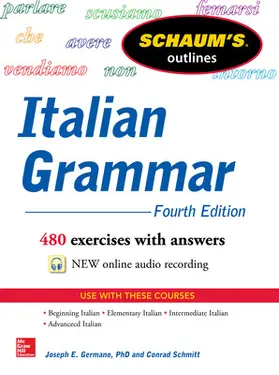 Germano / Schmitt |  Schaum's Outline of Italian Grammar | Buch |  Sack Fachmedien