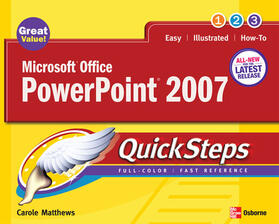 Matthews | Microsoft Office PowerPoint 2007 Quicksteps | Buch | sack.de
