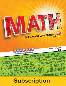 Glencoe Math, Course 2, eStudentEdition Online, 1-year Subscription | McGraw-Hill Education | Datenbank | sack.de