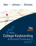 Johnson / Ober / Zimmerly |  Gregg College Keyboarding & Document Processing (Gdp); Lessons 1-60 Text | Buch |  Sack Fachmedien
