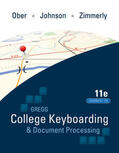 Johnson / Ober / Zimmerly |  Gregg College Keyboading & Document Processing (Gdp); Lessons 61-120 Text | Buch |  Sack Fachmedien
