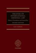 Ambos |  Treatise on International Criminal Law: Volume I: Foundations and General Part | Buch |  Sack Fachmedien