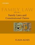 Agnes |  Law, Justice, and Gender: Family Law and Constitutional Provisions in India | Buch |  Sack Fachmedien