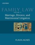 Agnes |  Family Law II: Marriage, Divorce, and Matrimonial Litigation | Buch |  Sack Fachmedien
