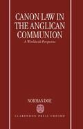 Doe |  Canon Law in the Anglican Communion: A Worldwide Perspective | Buch |  Sack Fachmedien