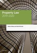 Abbey / Richards |  Property Law 2019-2020 | Buch |  Sack Fachmedien