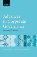 Anheier / Baums |  Advances in Corporate Governance: Comparative Perspectives | Buch |  Sack Fachmedien