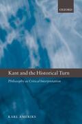 Ameriks |  Kant and the Historical Turn | Buch |  Sack Fachmedien