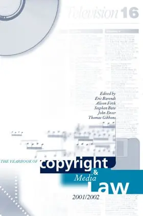 Barendt / Firth / Gibbons |  The Yearbook of Copyright and Media Law: Volume VI 2001/2 | Buch |  Sack Fachmedien