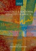 Simpson |  Language and National Identity in Africa | Buch |  Sack Fachmedien