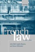 Bell / Boyron / Whittaker |  Principles of French Law | Buch |  Sack Fachmedien