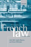 Bell / Boyron / Whittaker |  Principles of French Law | Buch |  Sack Fachmedien