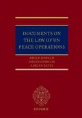 Oswald / Durham / Bates |  Documents on the Law of Un Peace Operations | Buch |  Sack Fachmedien