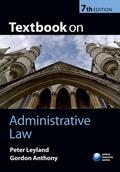 Leyland / Anthony |  Textbook on Administrative Law | Buch |  Sack Fachmedien