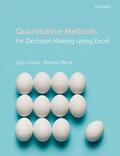 Davis / Pecar |  Quantitative Methods for Decision Making Using Excel | Buch |  Sack Fachmedien
