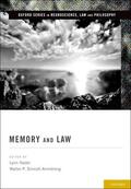 Nadel / Sinnott-Armstrong |  Memory and Law | Buch |  Sack Fachmedien
