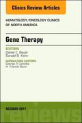 Bauer / Kohn |  Gene Therapy, an Issue of Hematology/Oncology Clinics of North America, Volume 31-5 | Buch |  Sack Fachmedien