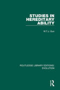 Gun |  Studies in Hereditary Ability | Buch |  Sack Fachmedien