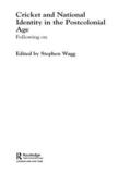 Wagg |  Cricket and National Identity in the Postcolonial Age | Buch |  Sack Fachmedien