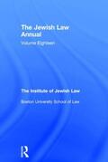 Lifshitz |  The Jewish Law Annual Volume 18 | Buch |  Sack Fachmedien
