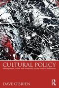 O'Brien |  Cultural Policy | Buch |  Sack Fachmedien