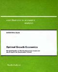 Islam / Bomers |  Optimal Growth Economics | Buch |  Sack Fachmedien