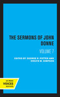 Donne / Simpson / Potter |  The Sermons of John Donne, Volume VII | Buch |  Sack Fachmedien