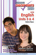 Hayes |  Cambridge Checkpoints VCE English Units 3 and 4 2010 | Buch |  Sack Fachmedien