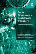Poppelreuter / Donaghy |  Social Dimensions of Sustainable Transport | Buch |  Sack Fachmedien