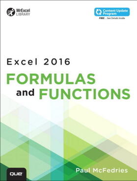 McFedries | Microsoft Excel 2016 Formulas and Functions | Buch | sack.de