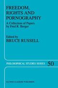 Russell |  Freedom, Rights And Pornography | Buch |  Sack Fachmedien