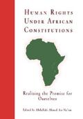 An-Na'im |  Human Rights Under African Constitutions | eBook | Sack Fachmedien