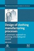 Gersak |  Design of Clothing Manufacturing Processes | Buch |  Sack Fachmedien