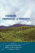 Benda-Beckmann / Wiber |  Changing Properties of Property | eBook | Sack Fachmedien