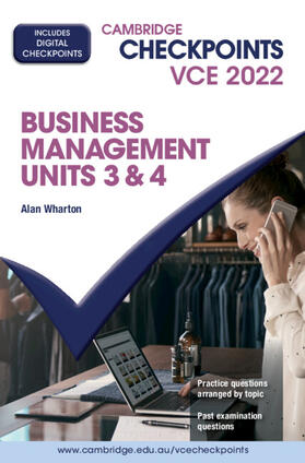 Cambridge Checkpoints VCE Business Management Units 3&4 2022 Digital Code | Cambridge University Press | Datenbank | sack.de