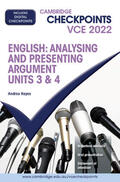 Hayes |  Cambridge Checkpoints VCE English: Analysing and Presenting Argument Units 3&4 2022 | Buch |  Sack Fachmedien