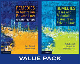Barnett / Harder / Yin | Remedies in Australian Private Law Value Pack | Medienkombination | sack.de
