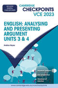 Hayes |  Cambridge Checkpoints VCE English: Analysing and Presenting Argument Units 3&4 2023 | Buch |  Sack Fachmedien