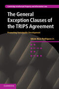 Beas Rodrigues, Jr |  The General Exception Clauses of the TRIPS Agreement | Buch |  Sack Fachmedien