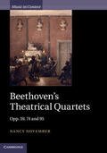 November |  Beethoven's Theatrical Quartets | Buch |  Sack Fachmedien
